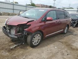 Salvage cars for sale at Chicago Heights, IL auction: 2012 Toyota Sienna XLE