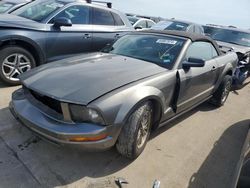 Vehiculos salvage en venta de Copart Wilmer, TX: 2005 Ford Mustang