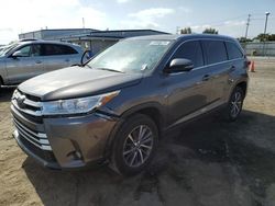 Buy Salvage Cars For Sale now at auction: 2019 Toyota Highlander SE