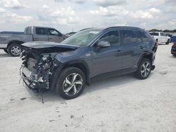 Salvage cars for sale at Arcadia, FL auction: 2021 Toyota Rav4 Prime SE