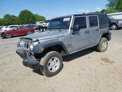 Jeep salvage cars for sale: 2018 Jeep Wrangler Unlimited Sport