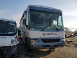 Salvage trucks for sale at Woodhaven, MI auction: 2004 Ford F550 Super Duty Stripped Chassis