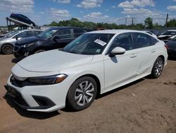 Salvage cars for sale at Hillsborough, NJ auction: 2022 Honda Civic LX