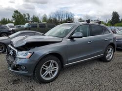 Salvage cars for sale from Copart Portland, OR: 2016 Audi Q5 Premium