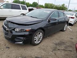 Salvage cars for sale from Copart Columbus, OH: 2018 Chevrolet Malibu LT