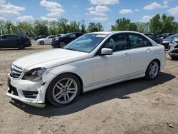 Salvage cars for sale from Copart Baltimore, MD: 2012 Mercedes-Benz C 300 4matic