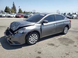 Salvage cars for sale at Rancho Cucamonga, CA auction: 2016 Nissan Sentra S