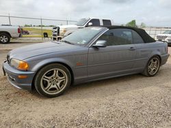 Salvage cars for sale at Houston, TX auction: 2001 BMW 330 CI