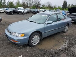 Salvage cars for sale at Portland, OR auction: 1996 Honda Accord LX