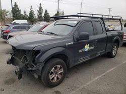 Salvage trucks for sale at Rancho Cucamonga, CA auction: 2017 Ford F150 Super Cab