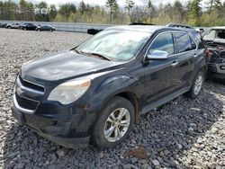 Salvage cars for sale at Windham, ME auction: 2010 Chevrolet Equinox LT