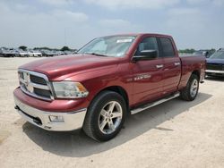 Salvage trucks for sale at San Antonio, TX auction: 2012 Dodge RAM 1500 SLT