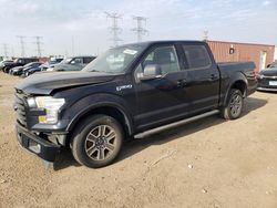 Salvage cars for sale from Copart Elgin, IL: 2017 Ford F150 Supercrew