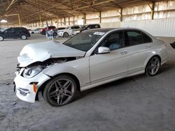 Salvage cars for sale at Phoenix, AZ auction: 2014 Mercedes-Benz C 300 4matic