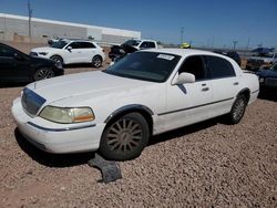 Salvage cars for sale from Copart Phoenix, AZ: 2003 Lincoln Town Car Executive