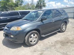 Salvage cars for sale at Riverview, FL auction: 2004 Acura MDX