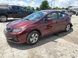 Honda Civic LX salvage cars for sale: 2015 Honda Civic LX