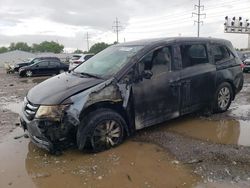 Salvage cars for sale at Columbus, OH auction: 2017 Honda Odyssey EXL