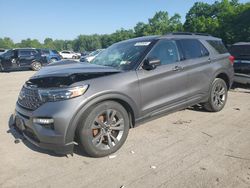 Salvage cars for sale at Ellwood City, PA auction: 2021 Ford Explorer XLT