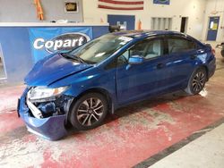 Salvage cars for sale at Angola, NY auction: 2014 Honda Civic EX