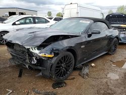Salvage cars for sale at Elgin, IL auction: 2021 Ford Mustang GT