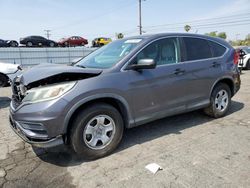 Salvage cars for sale at Colton, CA auction: 2015 Honda CR-V LX
