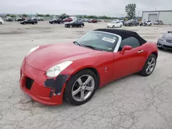 Salvage cars for sale at Kansas City, KS auction: 2006 Pontiac Solstice