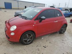 Salvage cars for sale from Copart Haslet, TX: 2012 Fiat 500 POP