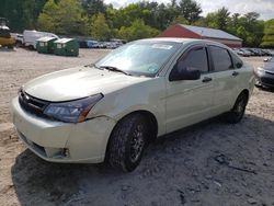 Salvage cars for sale from Copart Mendon, MA: 2010 Ford Focus SE