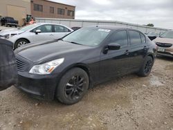 Salvage cars for sale from Copart Kansas City, KS: 2009 Infiniti G37
