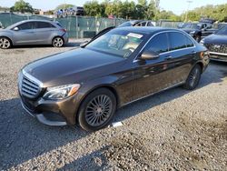 Salvage cars for sale from Copart Riverview, FL: 2016 Mercedes-Benz C 300 4matic