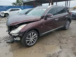 Salvage cars for sale at Riverview, FL auction: 2017 Infiniti QX50