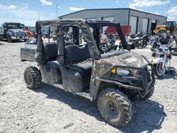 Salvage cars for sale from Copart Cahokia Heights, IL: 2015 Polaris Ranger Crew 570