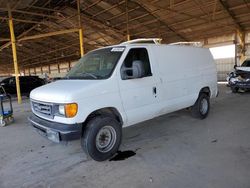 Ford salvage cars for sale: 2007 Ford Econoline E350 Super Duty Van