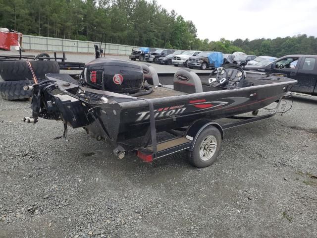 2017 Triton Boat With Trailer