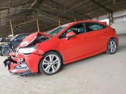 Salvage cars for sale at auction: 2017 Chevrolet Cruze Premier