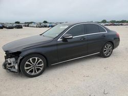 Salvage cars for sale from Copart San Antonio, TX: 2015 Mercedes-Benz C300