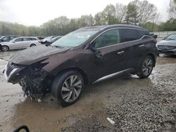 Salvage cars for sale at North Billerica, MA auction: 2019 Nissan Murano S