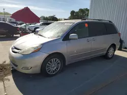 Salvage cars for sale at Sacramento, CA auction: 2008 Toyota Sienna XLE