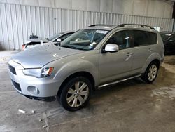 Salvage cars for sale at Franklin, WI auction: 2012 Mitsubishi Outlander SE