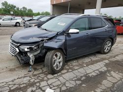 Chevrolet salvage cars for sale: 2018 Chevrolet Equinox Premier