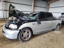 Salvage cars for sale at Houston, TX auction: 2003 Ford F150 Supercrew Harley Davidson