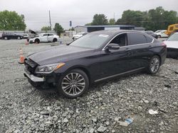 Salvage cars for sale at Mebane, NC auction: 2017 Genesis G80 Base