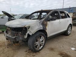 Salvage cars for sale at Woodhaven, MI auction: 2013 Ford Edge Limited