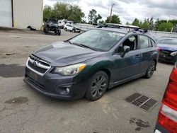 Salvage cars for sale at Woodburn, OR auction: 2014 Subaru Impreza Sport Premium