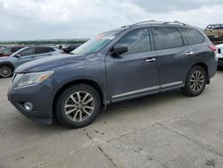 Salvage cars for sale at Grand Prairie, TX auction: 2014 Nissan Pathfinder S