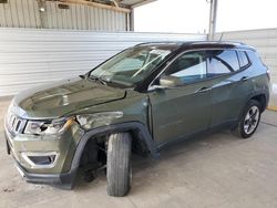 Salvage cars for sale at Grand Prairie, TX auction: 2021 Jeep Compass Limited