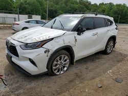 Salvage cars for sale at Grenada, MS auction: 2020 Toyota Highlander Limited