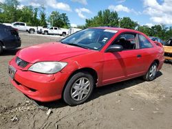 Salvage cars for sale from Copart Baltimore, MD: 2004 Honda Civic DX VP