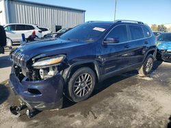 Vehiculos salvage en venta de Copart Orlando, FL: 2015 Jeep Cherokee Latitude